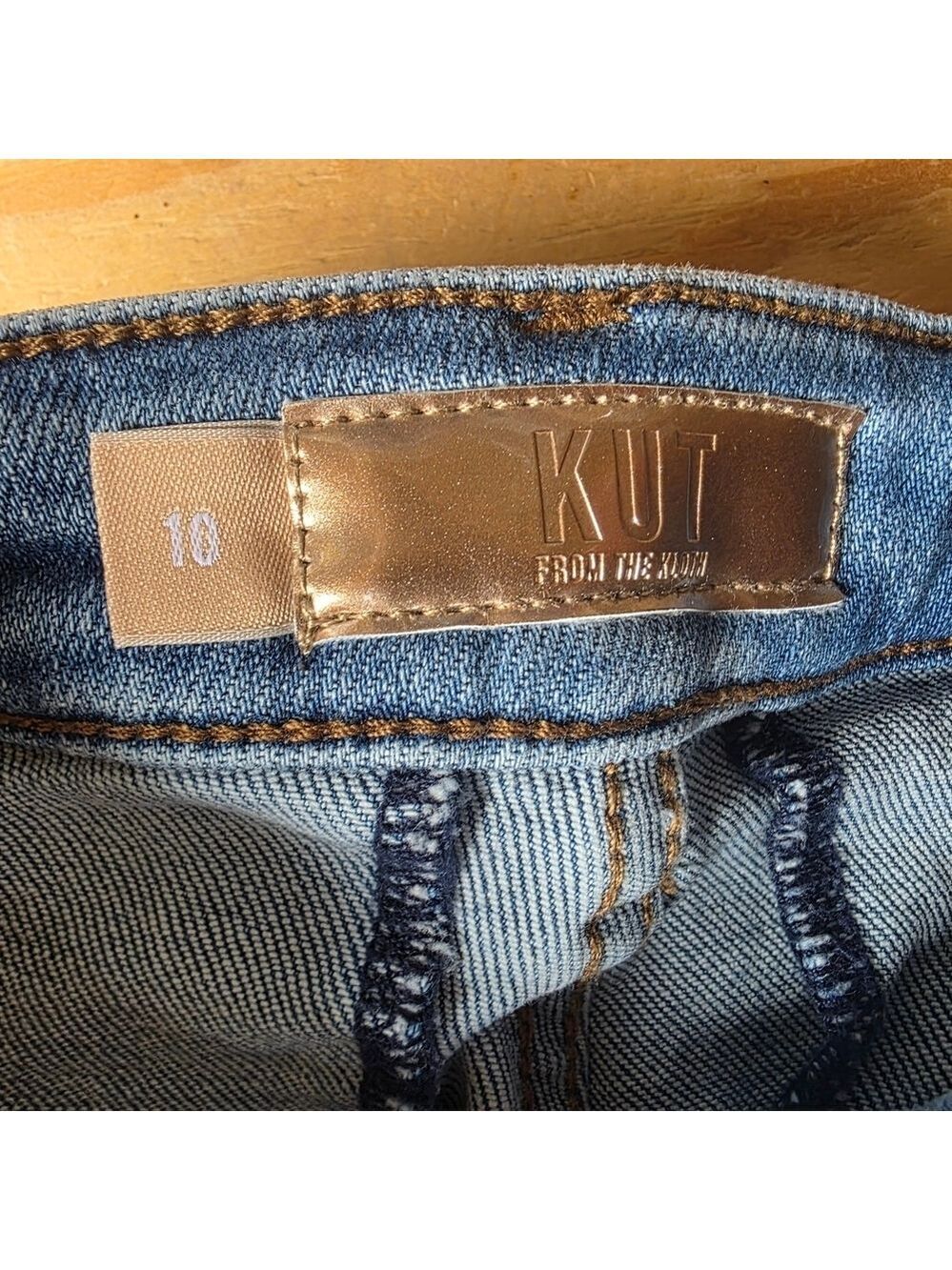 Kut From The Kloth Blue Flare Wide Leg Jeans #JEA17 - Picture 4 of 11